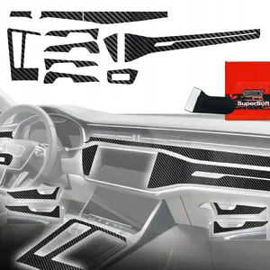 Interior protective film GrizzGlass PianoSkin Glossy for Audi A6 C8 (2018–2024) 11-in-1
