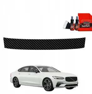 Protective trunk sill film GrizzGlass BodyShield for Volvo S90 Sedan (2016–2020) – carbon pattern