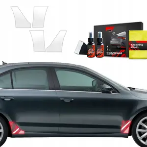 Protective wheel arch film GrizzGlass BodyShield for Skoda Octavia III (2017–2020) 4-piece set
