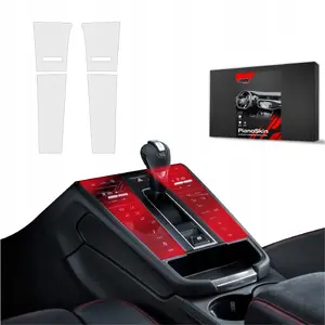 Protective Matte Interior Film GrizzGlass PianoSkin for Porsche Macan T (2021–2024) 4-piece set