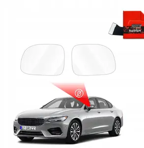 Side mirror rain protection film GrizzGlass ZeroDrop for Volvo S90 (2016–2020) – GrizzGlass