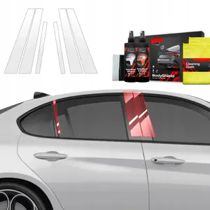 Protective pillar film GrizzGlass BodyShield for Alfa Romeo Giulia 2023–2025, set 6 pieces