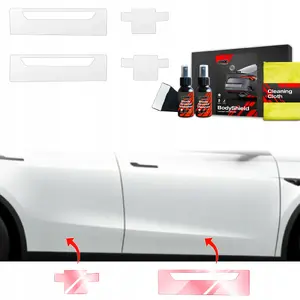Protective Door Sill Film GrizzGlass BodyShield for Tesla Model Y (2020–2024) 4-in-1