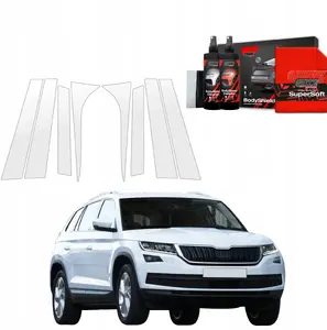 Protective pillar film GrizzGlass BodyShield for Skoda Kodiaq (2016–2023) set 8 pieces