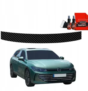 Aizsargcaurule bagāžas nodalījuma slieksnim GrizzGlass BodyShield priekš Volkswagen Passat B9 (2024–2025) — oglekļa apdare