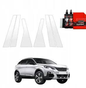 Protective pillar film GrizzGlass BodyShield for Peugeot 3008 (2016–2024) 6-piece set