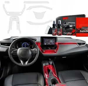 Protective Matte Interior Film GrizzGlass PianoSkin for Toyota Corolla Cross Drive Mode (2019–2025) 7-in-1