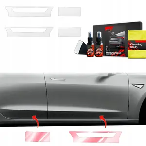 Protective Door Sill Film GrizzGlass BodyShield for Tesla Model 3 (2017–2020) 4-piece set