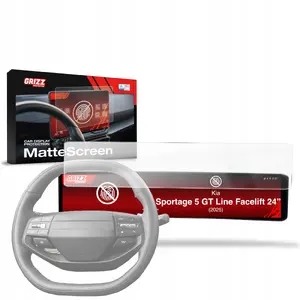 Tempered Matte Screen Protector GrizzGlass for Kia Sportage 5 GT Line Facelift 24" (2025) Car Display