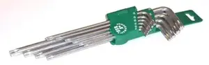 Torx L-type Hex Key Set Jonnesway H12S110S T9–T50, 10 pcs
