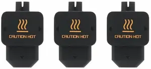 Hotend silicone covers for BambuLab H2 series 3 pcs - heat-resistant protective sleeves