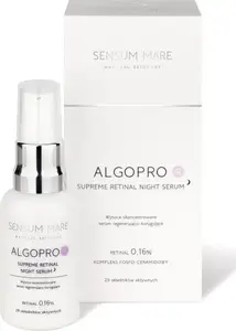 Atjaunojoša un korektējoša sejai seruma Sensum Mare ALGOPRO R ar retinalu 0,16%