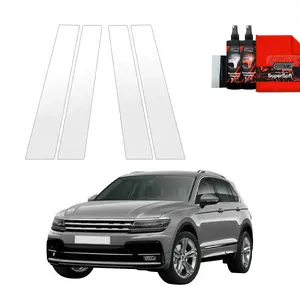 Protective pillar film GrizzGlass BodyShield for Volkswagen Tiguan II (2016–2020) set 4-in-1
