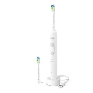 Rechargeable sonic toothbrush Philips 4100 series HX4042/41 — built-in Li‑Ion battery, 2 brush heads, Daily care & Gum care modes
