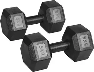 Гантели SPARTAN 1859 битумные гантели набор 2 × 5 кг