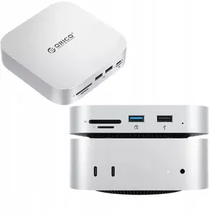 Docking Station ORICO MiniLink 9-in-1 with Hard Drive Bay, Silver