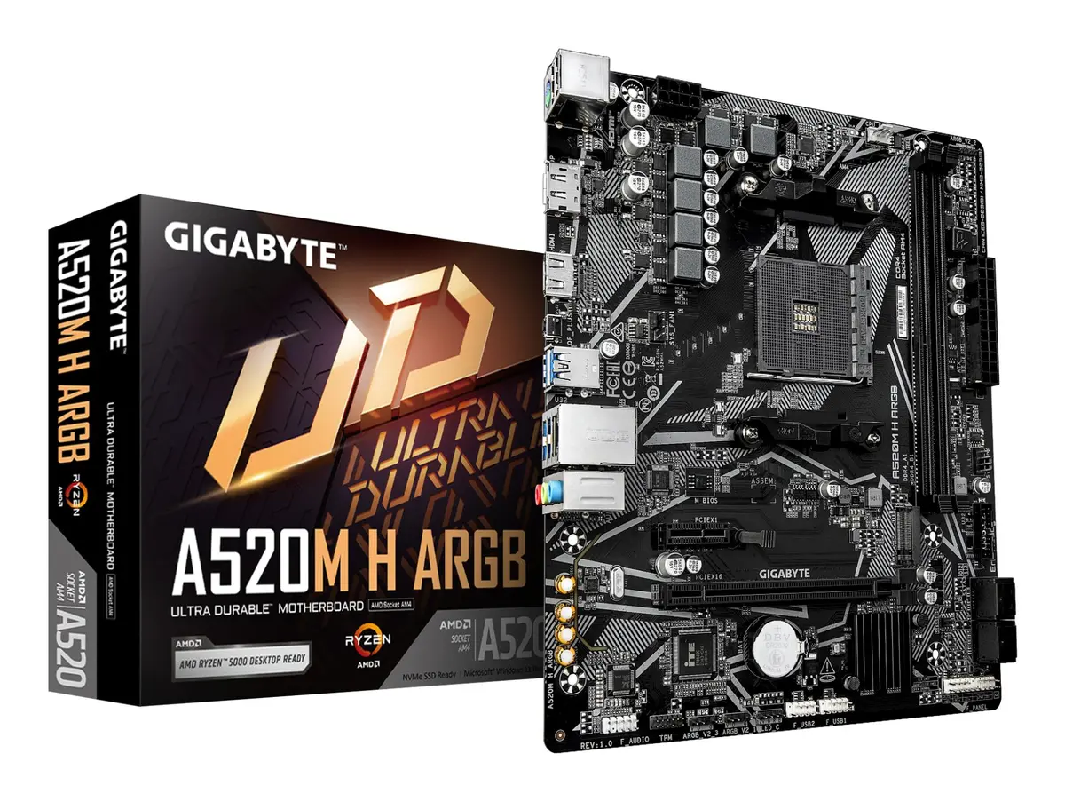 GIGABYTE A520M H ARGB Micro ATX