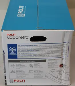 Steam cleaner Polti Vaporetto Pro 100 Eco Power PTEU0313 — 1900 W, 5.5 bar, 2 L tank, white/blue (damaged packaging)