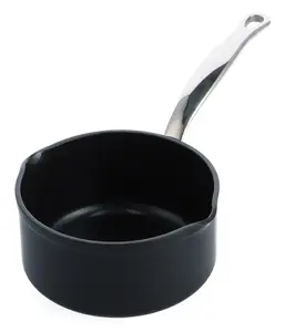 Saute Pan GreenPan Barcelona Pro Round 160 mm, 140 mm depth, Black, PFAS-free