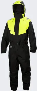 Зимний комбинезон helly hansen Leknes Черно/Желтый – утепленный защитный костюм, модель 71613_993-C46