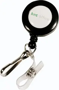 Держатель для пропуска с йо-йо катушкой Stickn BNT728110 — выдвижной держатель бейджа для ID-карт