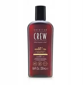 Dušas želeja 3‑in‑1 AMERICAN CREW Ginger + Tea 250 ml