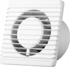 Bathroom extractor fan airRoxy ENERGY PLANET 80 TS with timer switch (model RX 01-056)