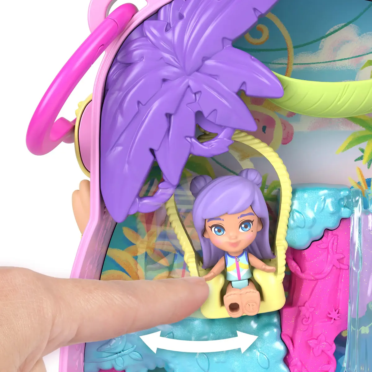Polly Pocket Pineapple Monkey kompaktais komplekts — MATTEL Photo 2