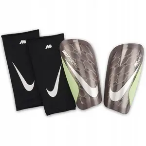 Щитки NIKE Mercurial Lite Kylian Mbappé IO9401-271 — лёгкие защитные футбольные наголенники