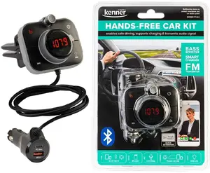 FM-трансмиттер Vidvie FT624 с Bluetooth и USB, беспроводной адаптер для автомобиля