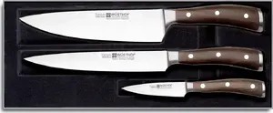 Knife set wusthof: chef's knife 20 cm, kitchen knife 20 cm, vegetable knife