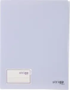 Display book Strigo A4 presentation folder with 20 clear pockets, lilac