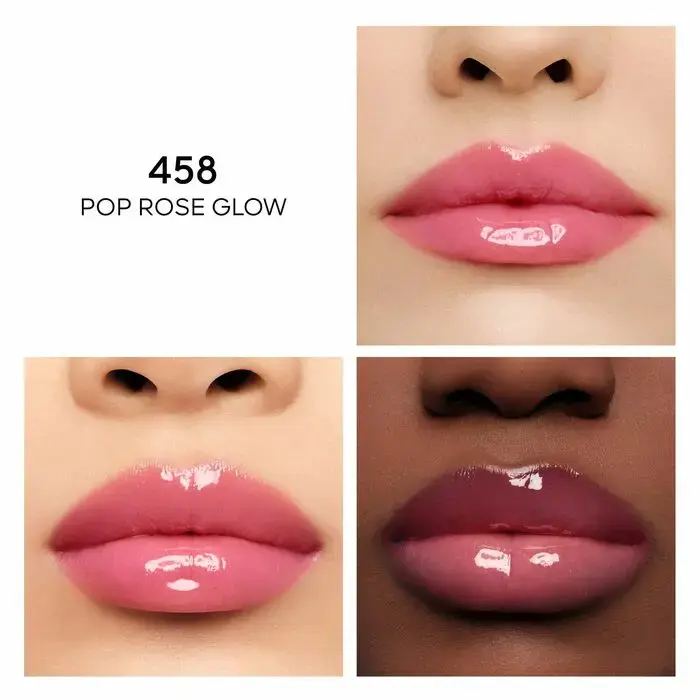 Guerlain KissKiss Bee Glow Oil 458 Pop Rose Glow Photo 3