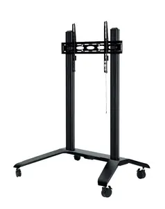 Projection Screen Floor Stand B-TECH BT8564 for 3.05 m (120") screens, max weight 130 kg, max VESA 1000x600 mm, Black