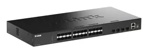 Managed 28-Port Gigabit SFP Stackable Switch D-Link DGS-1530-28S/E with 4×10G SFP+, L2, USB, RJ-45 Console