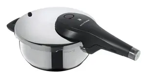 Stovetop pressure cooker WMF 795819990, 3 L capacity, black and stainless steel, compatible with induction and all hobs