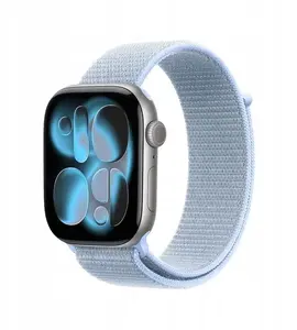 Спортивный нейлоновый ремешок для Apple Watch 38/40/41/42 мм — Crong Crong Nylon (Cool Blue)