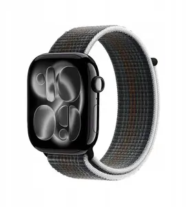 Спортивный нейлоновый ремешок для Apple Watch 44/45/46/49 мм — Crong Crong Nylon (Midnight Run)