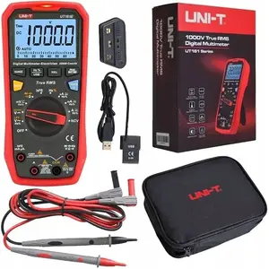 Multimeter Unit UT161E — DC/AC voltage 1000V, DC/AC current 20A, resistance 220MΩ, capacitance 220mF, frequency 220MHz
