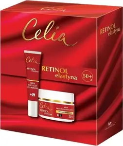 Face cream set Celia Retinol Elastyna 50+ 50 ml + eye & eyelid cream 15 ml