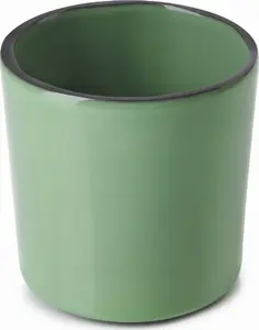 Cup (22 cl) Revol CARACTERE, mint — porcelain drinking cup 220 ml
