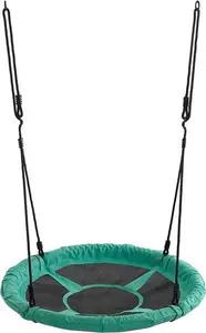 Dārza šūpoles SPARTAN Nest Swing (putna ligzda) — zaļas, karājamā sēdvieta