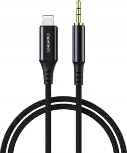 AUX cable CHOETECH AUX009 Lighting to 3.5mm mini-jack, 2 m, black