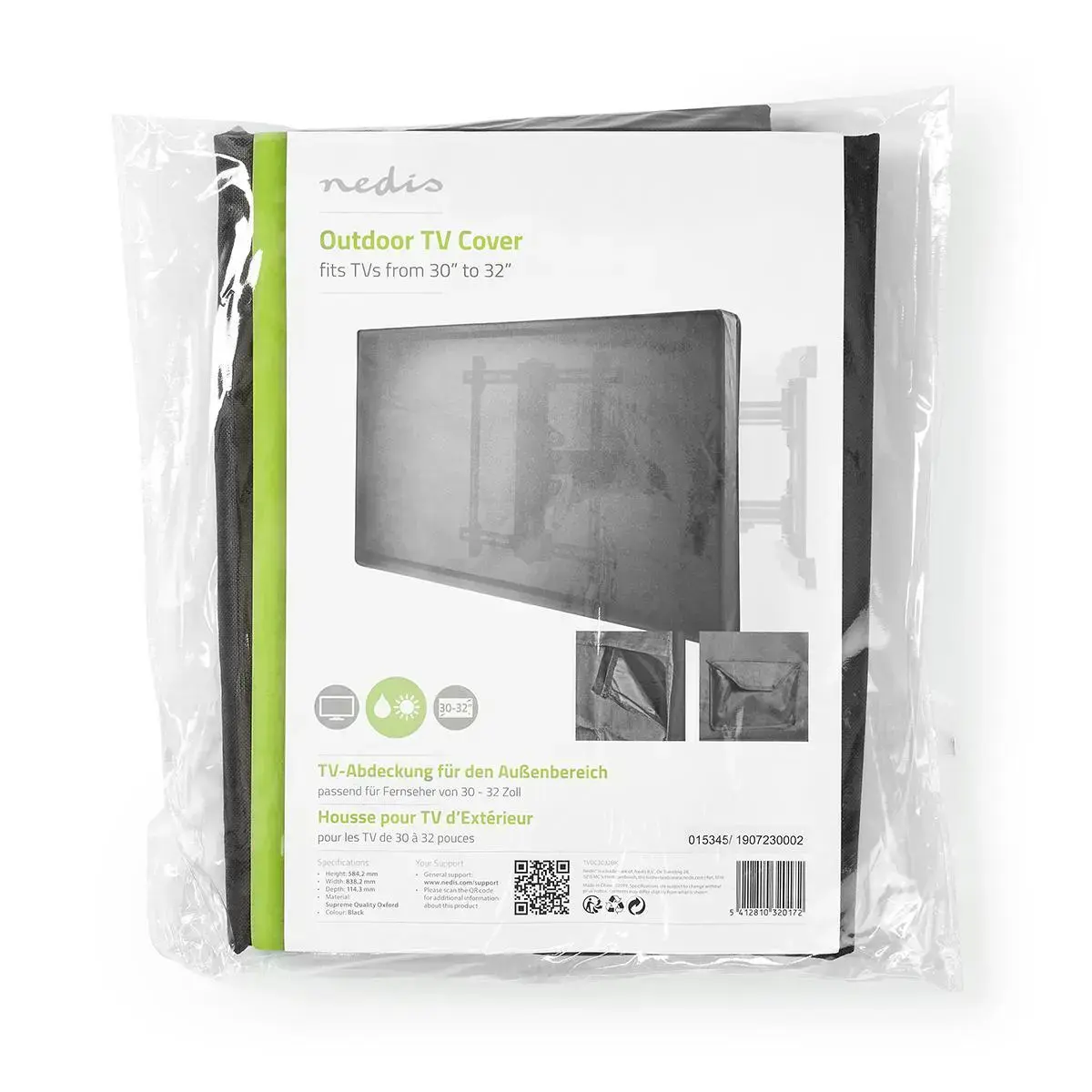 Āra TV pārsegs Nedis TVOC3032BK Photo 11
