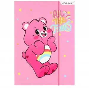 Folder with Elastic STARPAK A4, Care Bears design, 2 compartments, pack of 10