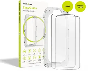 Защитное стекло MOBILE ORIGIN EasyGlass с аппликатором для iPhone 11 / XR, 2 шт.