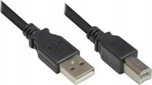 Кабель USB MONTIS MT050 — USB-A на USB-B, 1,8 м, чёрный