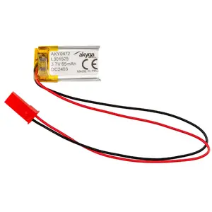 Battery for mobile phone Akyga AKY0472 — Lithium-Ion, Silver, 15×25×3 mm, 1 pc