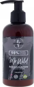 Гель для мытья бороды и лица 4organic Mr Wild Кипарис-Имбирь 200 мл
