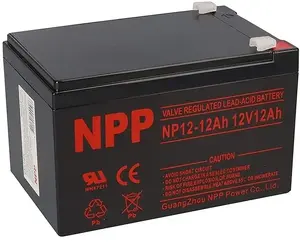Герметичный свинцово-кислотный аккумулятор 12V 12Ah AGM, No name ACCU 12V 12AH T2(F2)PBAGM